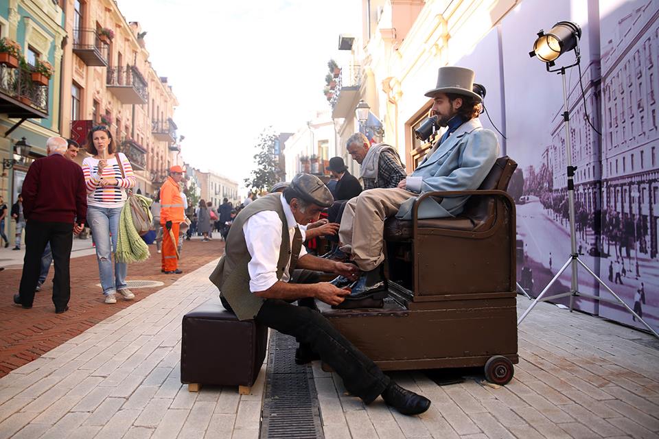 Renovated Aghmashenebeli Avenue opens in Tbilisi geotv.ge